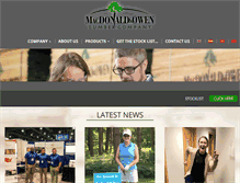 Tablet Screenshot of hardwoodlumber.net