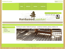 Tablet Screenshot of hardwoodlumber.co.za